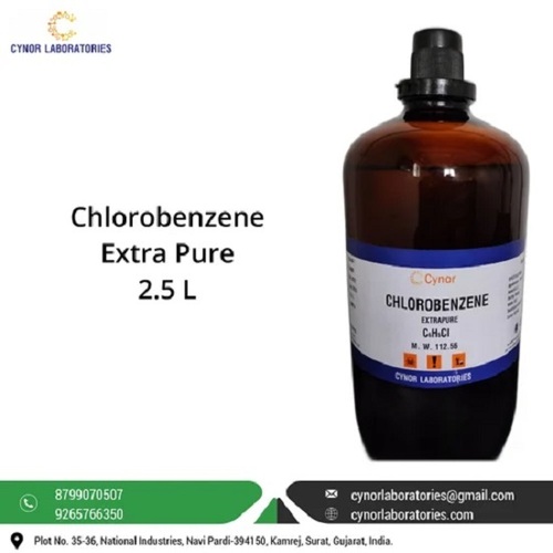क्लोरोबेंजीन - 500 ml | 99% शुद्धता, CAS संख्या: 108-90-7, ग्रेड LR, वैज्ञानिक प्रयोगशाला उपयोग के लिए आदर्श