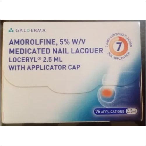 Amorolfine 2.5 Medicated Nail Lacquer Loceryl Organic Medicine