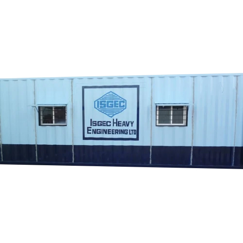 ब्लू मॉड्यूलर ऑफिस साइट कंटेनर