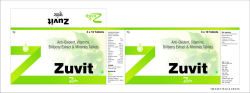 Zuvit टैबलेट्स