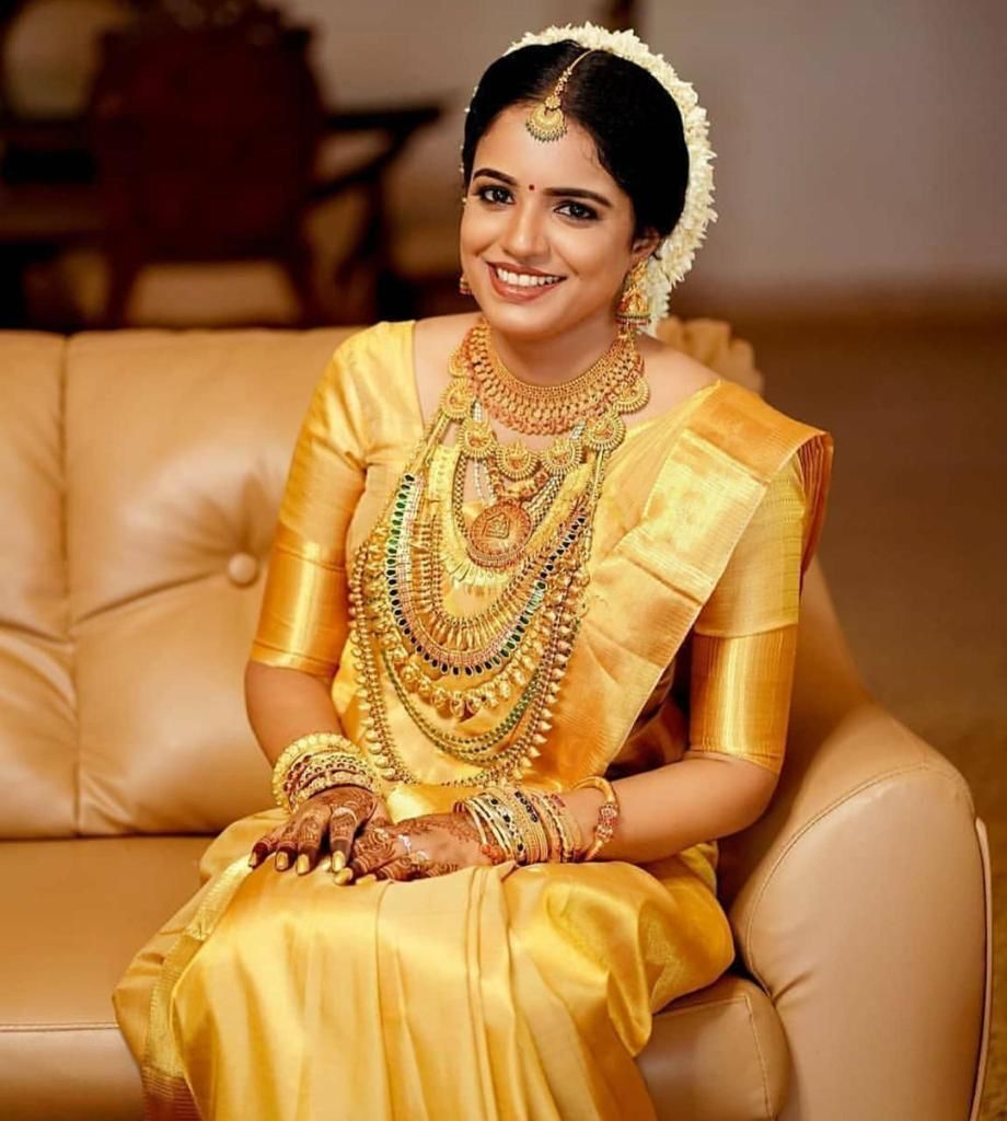 Lichi Silk Saree - Beautiful Yellow With Rich Pallu Jacquard Work | Exclusive Jacquard Border, Soft Fabric, Traditional Bollywood Style