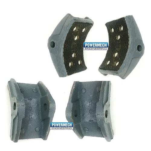 लाइनर के साथ माइल्ड स्टील ईओटी क्रेन थ्रस्टर ब्रेक शू