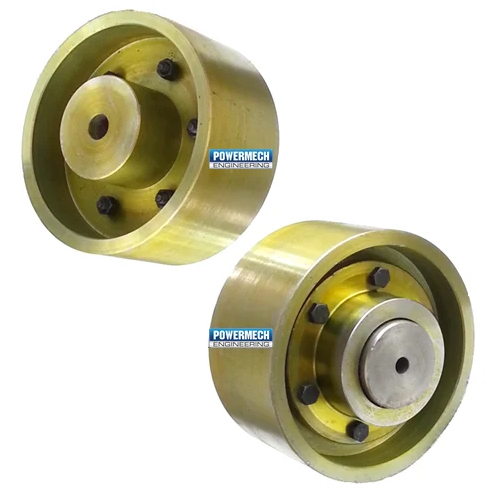 Mild Steel Flexible Geared Brake Drum Coupling