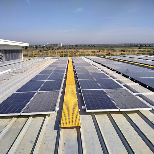 Frp Solar Walkway System - Fiberglass Reinforced Polymer, 270-1000mm Widths, 3660mm Length | Durable, Corrosion Resistant, Fire Retardant, Slip Resistant