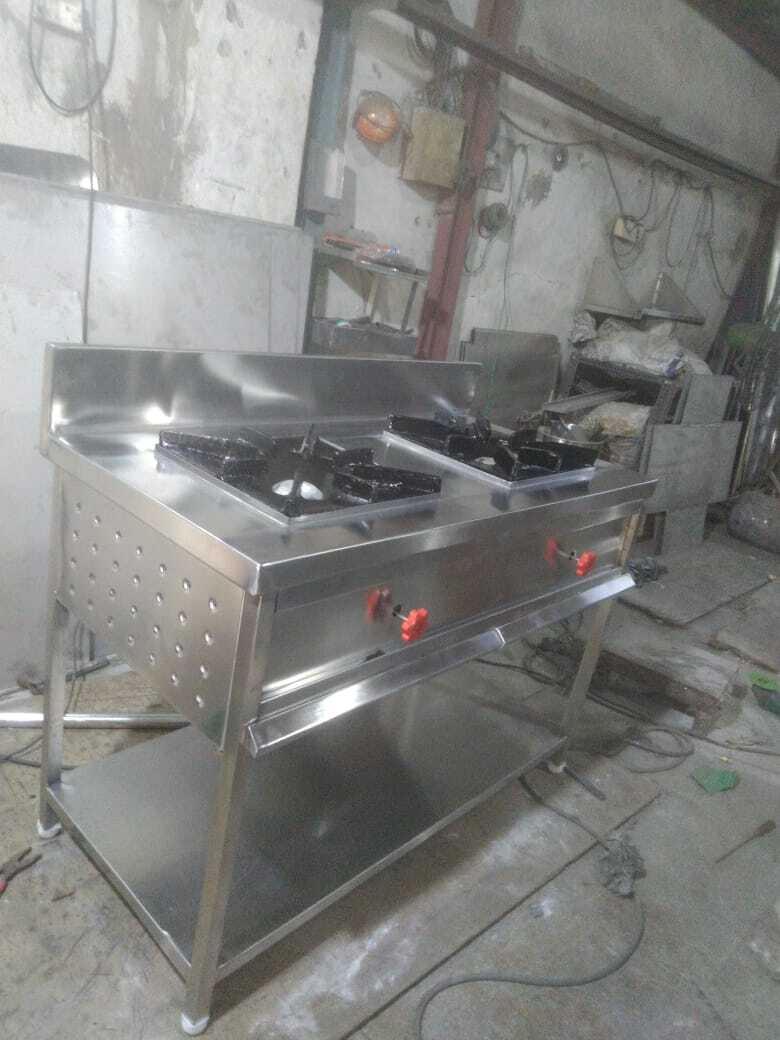 2 Burner Gas Range - Stainless Steel | Ideal For Hotel, Motel, Restaurant, Canteen, And Hospital Use