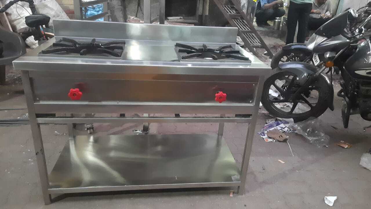 2 Burner Gas Range - Stainless Steel | Ideal For Hotel, Motel, Restaurant, Canteen, And Hospital Use