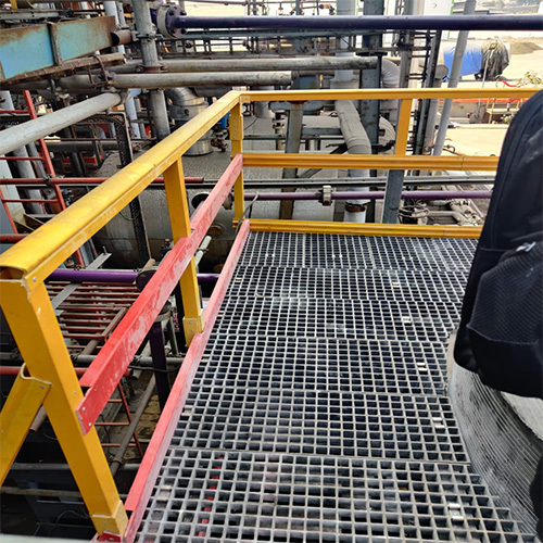 Yellow Frp Moulded Grating For Platform