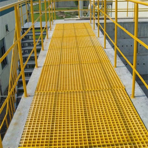 Yellow Frp Moulded Grating For Platform