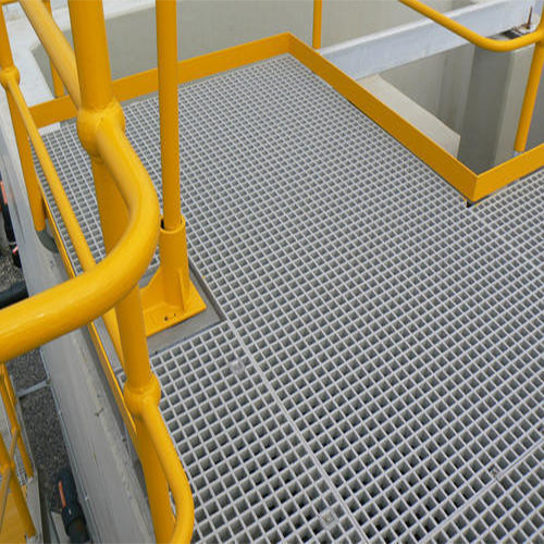 Yellow Frp Moulded Grating For Platform