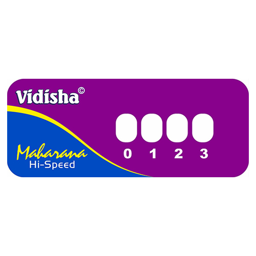 बैंगनी पॉलीकार्बोनेट लेबल स्टिकर