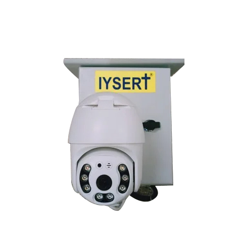व्हाइट सोलर पावर सीसीटीवी कैमरा