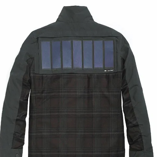 Grey 20w Solar Jacket