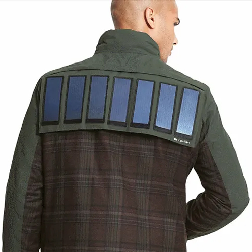 Grey 20w Solar Jacket