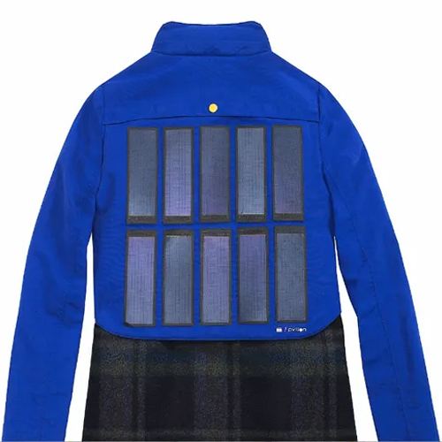 Grey 20w Solar Jacket