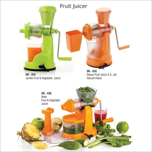 विभिन्न रंगों में उपलब्ध फ्रूट वेजिटेबल जूसर