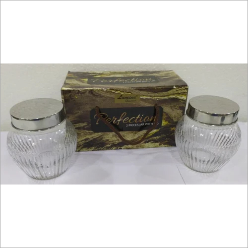 ढक्कन के साथ पारदर्शी ग्लास स्टोरेज जार