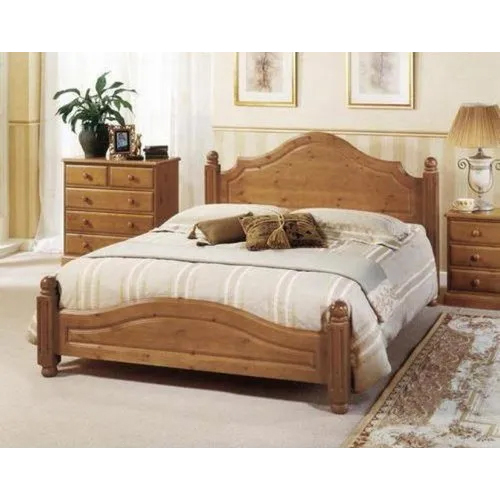 Machine Made Teak Wood Bed
