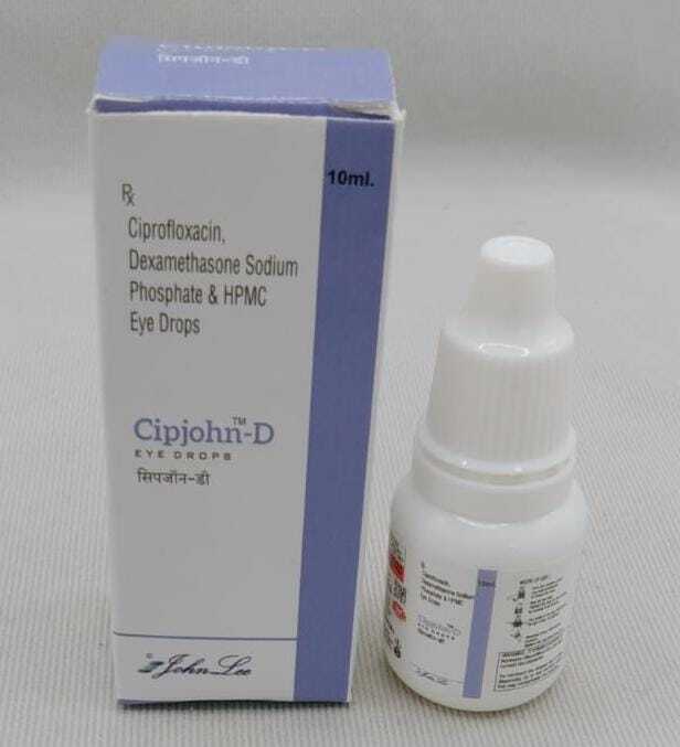Ciprofloxacin Dexamethasone Eye Drops - 10ml Liquid | Anti-inflammatory, Antibacterial, Ear Relief, Eye Relief, Room Temperature Storage