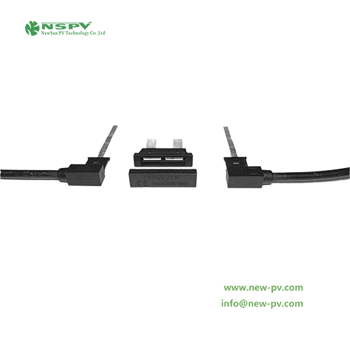 Black Pv Edge Connectors For Bifacial Solar Modules String Ribbon Connector For Bifacial Panel
