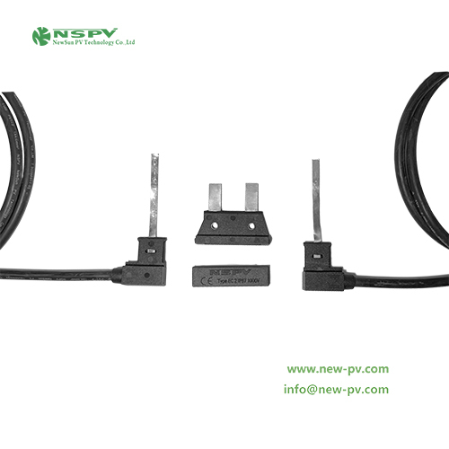 Black Pv Edge Connectors For Bifacial Solar Modules String Ribbon Connector For Bifacial Panel