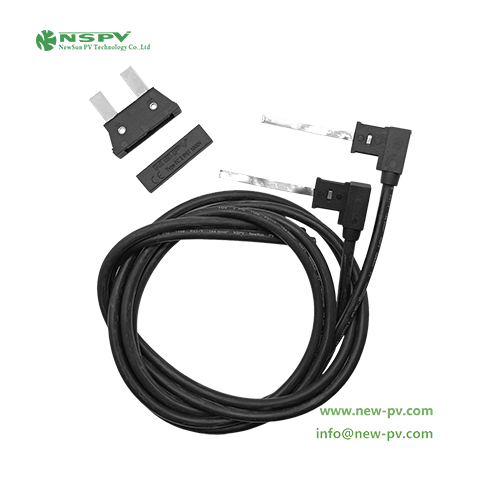 Black Pv Edge Connectors For Bifacial Solar Modules String Ribbon Connector For Bifacial Panel