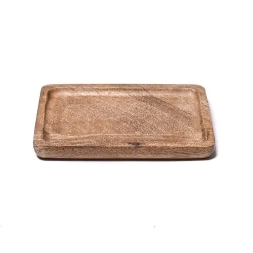 Wooden Serving Tray - Natural Wood Finish, Various Sizes Available | Elegant Design for Versatile Use