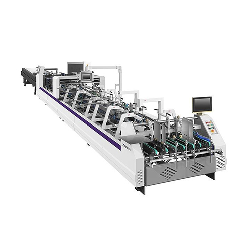 उच्च दक्षता Zh-bh 4 और 6 कॉर्नर ऑटोमैटिक फोल्डर ग्लूअर मशीन