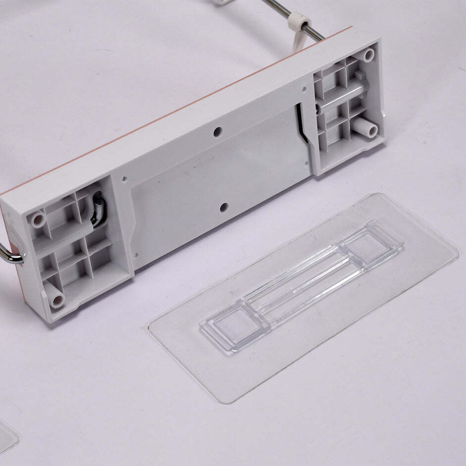 Wall Mounted Foldable Wash Basin Storage Rack Shelf Holder Self Adhesive With Sticker (7600) - Abs + Steel, 25x6x7cm, Multi Color | Multifunctional For Bathroom & Kitchen, Space Saving Design