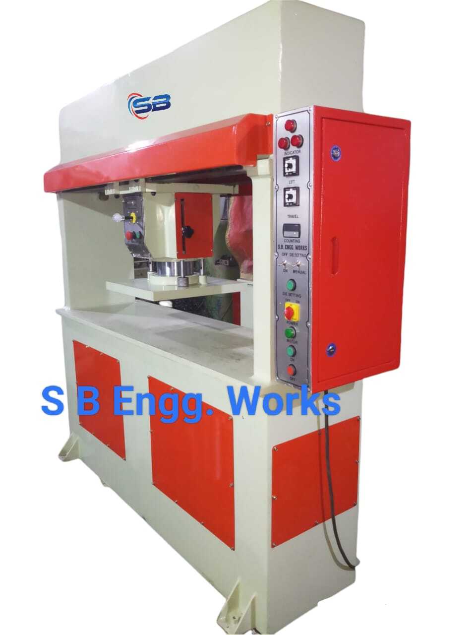 Travel Head Clicker Machine - 30 Ton Capacity, 63x20 Inch Punching Board Size, Low Noise Hydraulic System | High Efficiency, Low Energy Consumption, Safe Operation