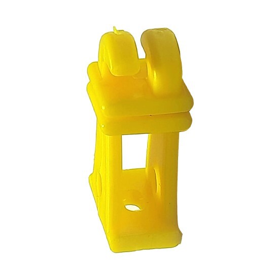 Insuletor Jens - Heavy Plastic, 20mm Thickness, 40mm Width, Yellow | 20kv Voltage Efficiency, 5-6 Years Lifespan, High Weather Resistance