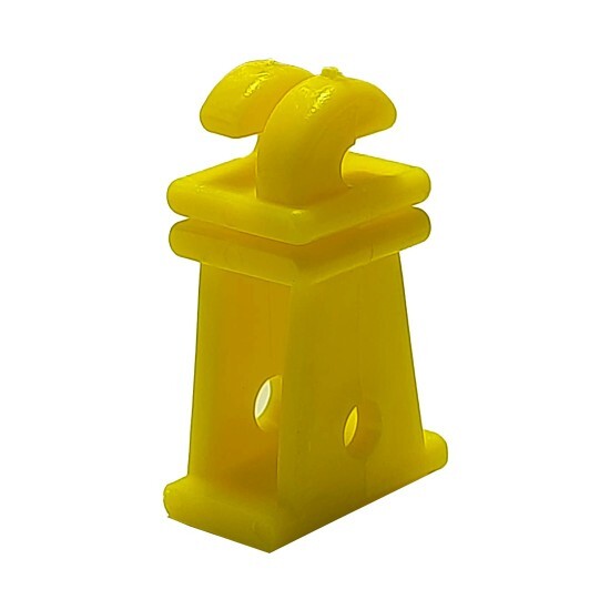 Insuletor Jens - Heavy Plastic, 20mm Thickness, 40mm Width, Yellow | 20kv Voltage Efficiency, 5-6 Years Lifespan, High Weather Resistance
