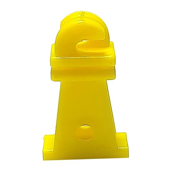 Insuletor Jens - Heavy Plastic, 20mm Thickness, 40mm Width, Yellow | 20kv Voltage Efficiency, 5-6 Years Lifespan, High Weather Resistance