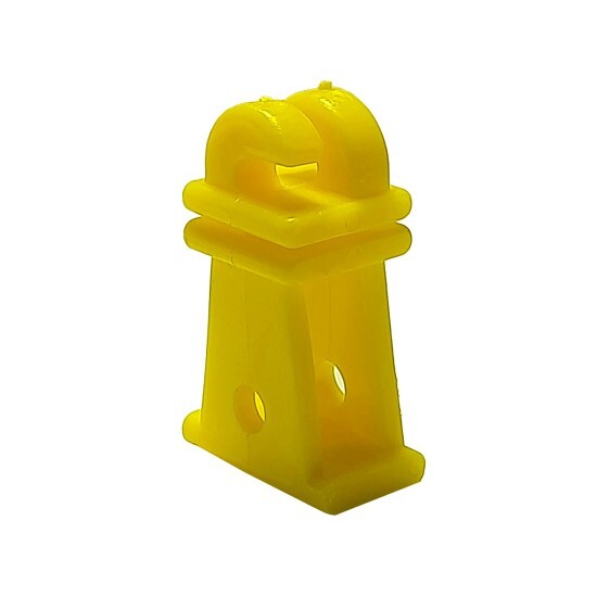 Insuletor Jens - Heavy Plastic, 20mm Thickness, 40mm Width, Yellow | 20kv Voltage Efficiency, 5-6 Years Lifespan, High Weather Resistance