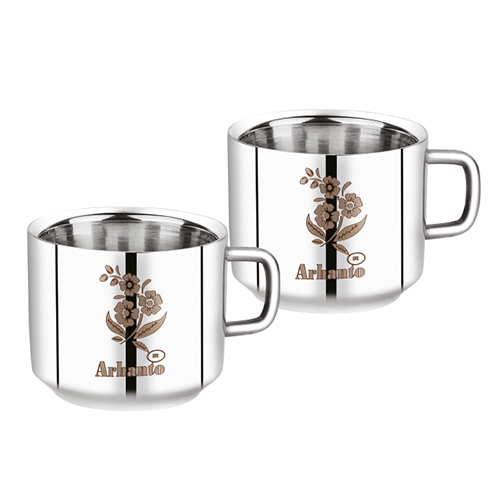 सिल्वर एलिगेंट टी एंड कॉफ़ी मग