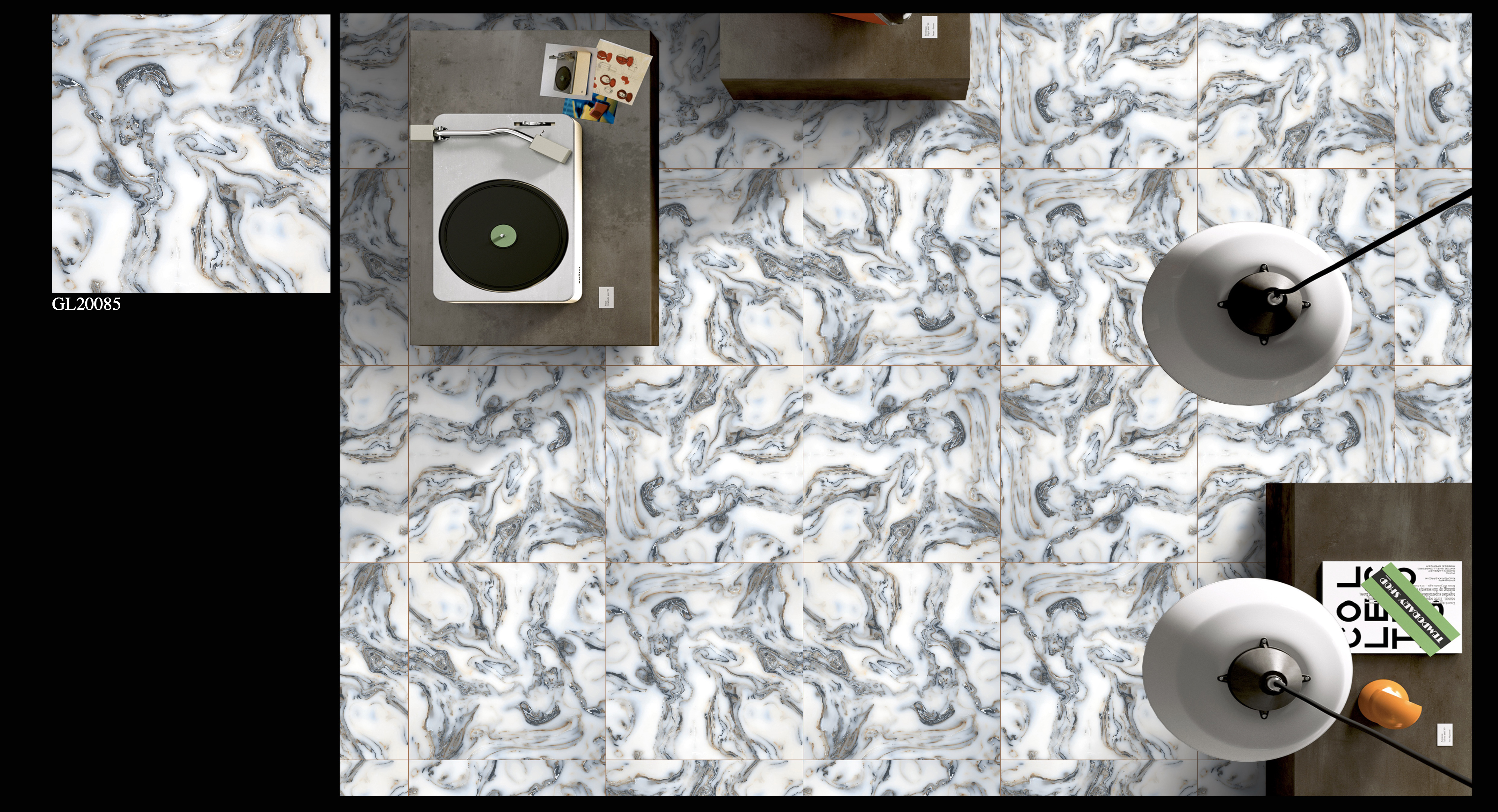 Vitrified Tiles 20085 Size: 600x600mm