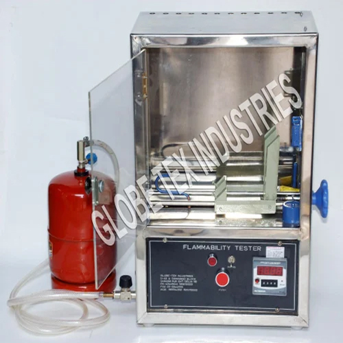 Silver Helmet Flammability Tester Machine