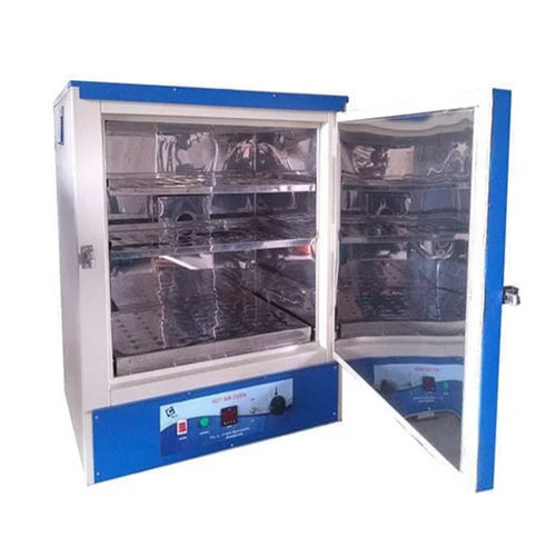 सिल्वर एंड ब्लू चैंबर ओवन