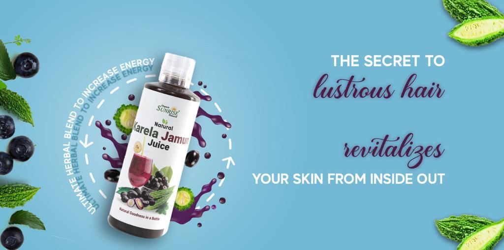 Karela Jamun Juice - 100% Natural Ingredients | Boosts Immunity, Supports Digestive Health, Rich In Antioxidants