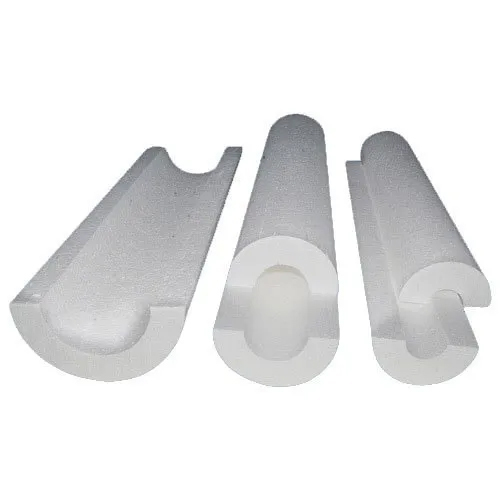 Thermocol Pipe Section - 1 Meter Length, 25 Mm Width, 50 Mm Thickness, White Color, High Durability