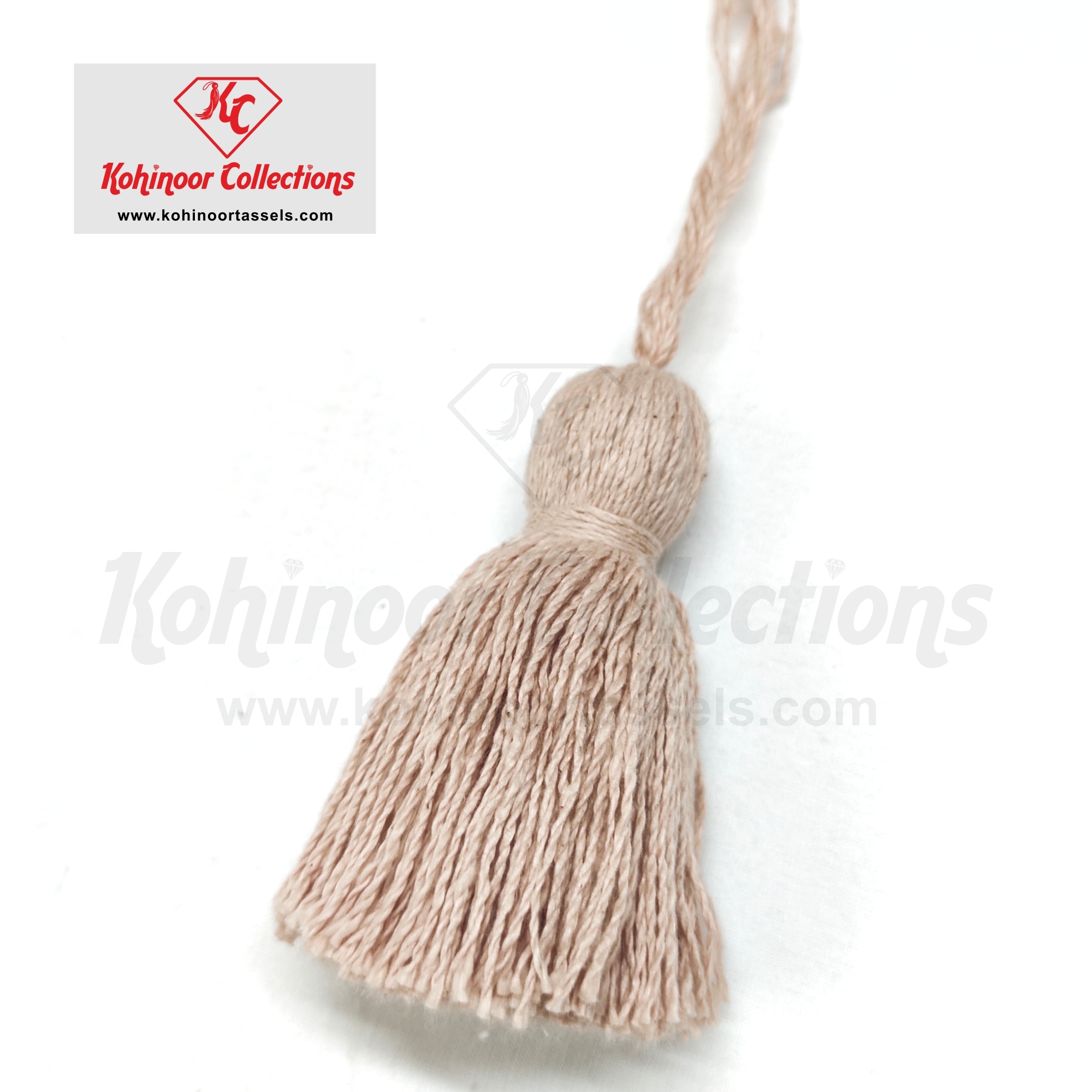 Cotton Tassel - 5 Cm Round, Beige | Flawless Finish, Versatile Design, Available In Multiple Colors
