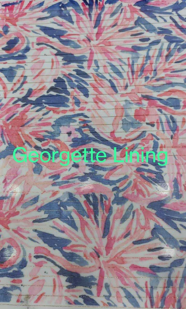 Georgette Lining Fabric - Attributes: Shinny