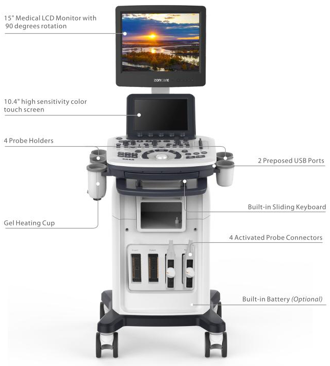 Ultrasound Machine Stand Alone - Accuracy: High Accuracy Imaging %