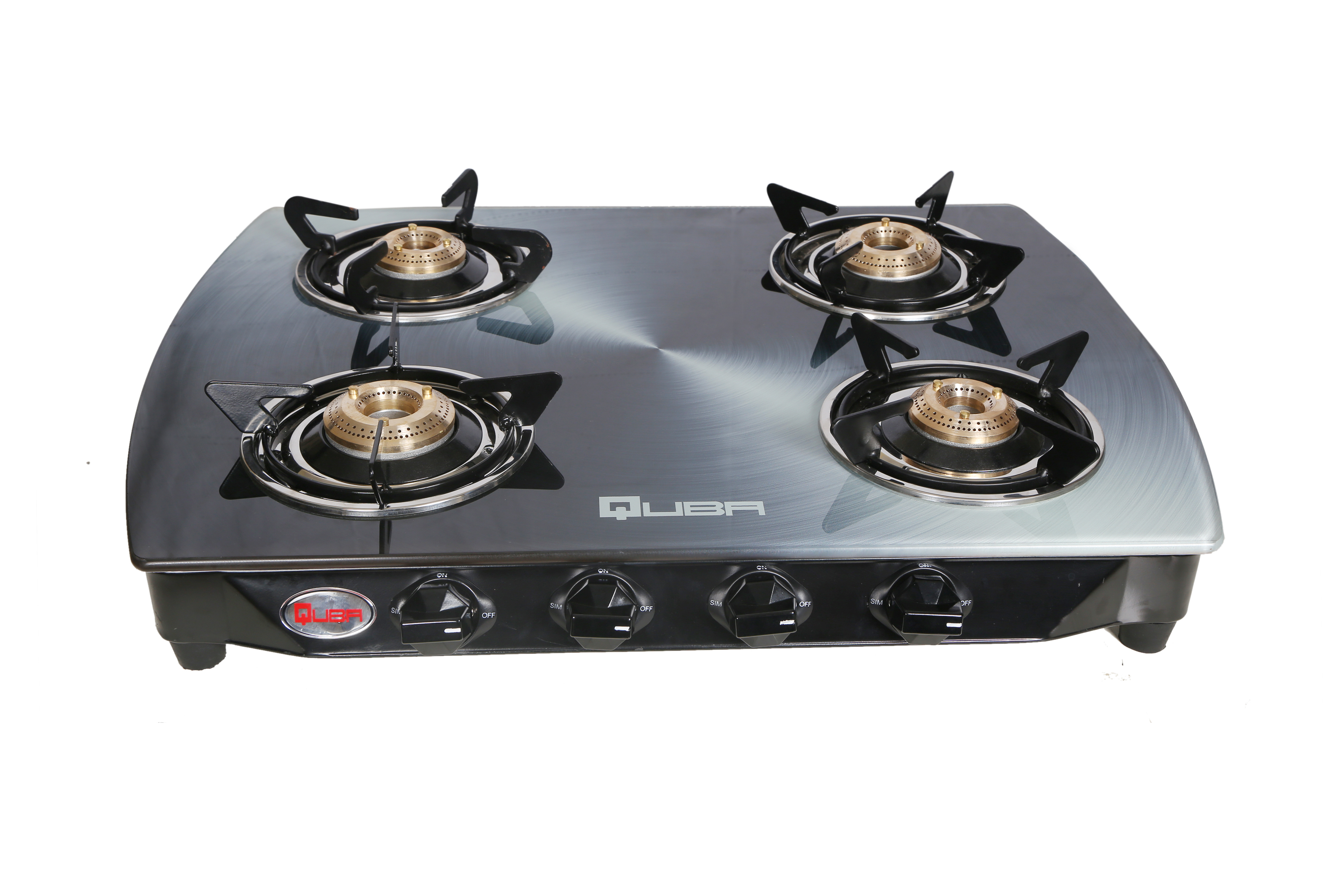 S4 Silver Gas Stove - Ignition Type: Manual