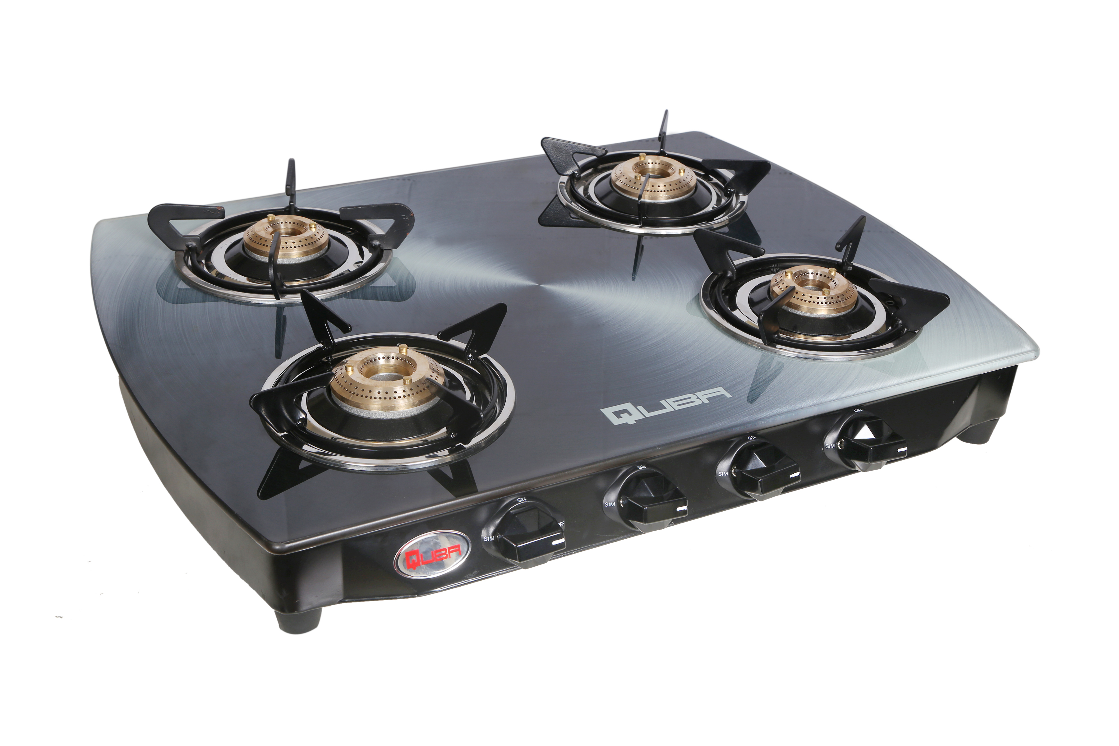 S4 Silver Gas Stove - Ignition Type: Manual