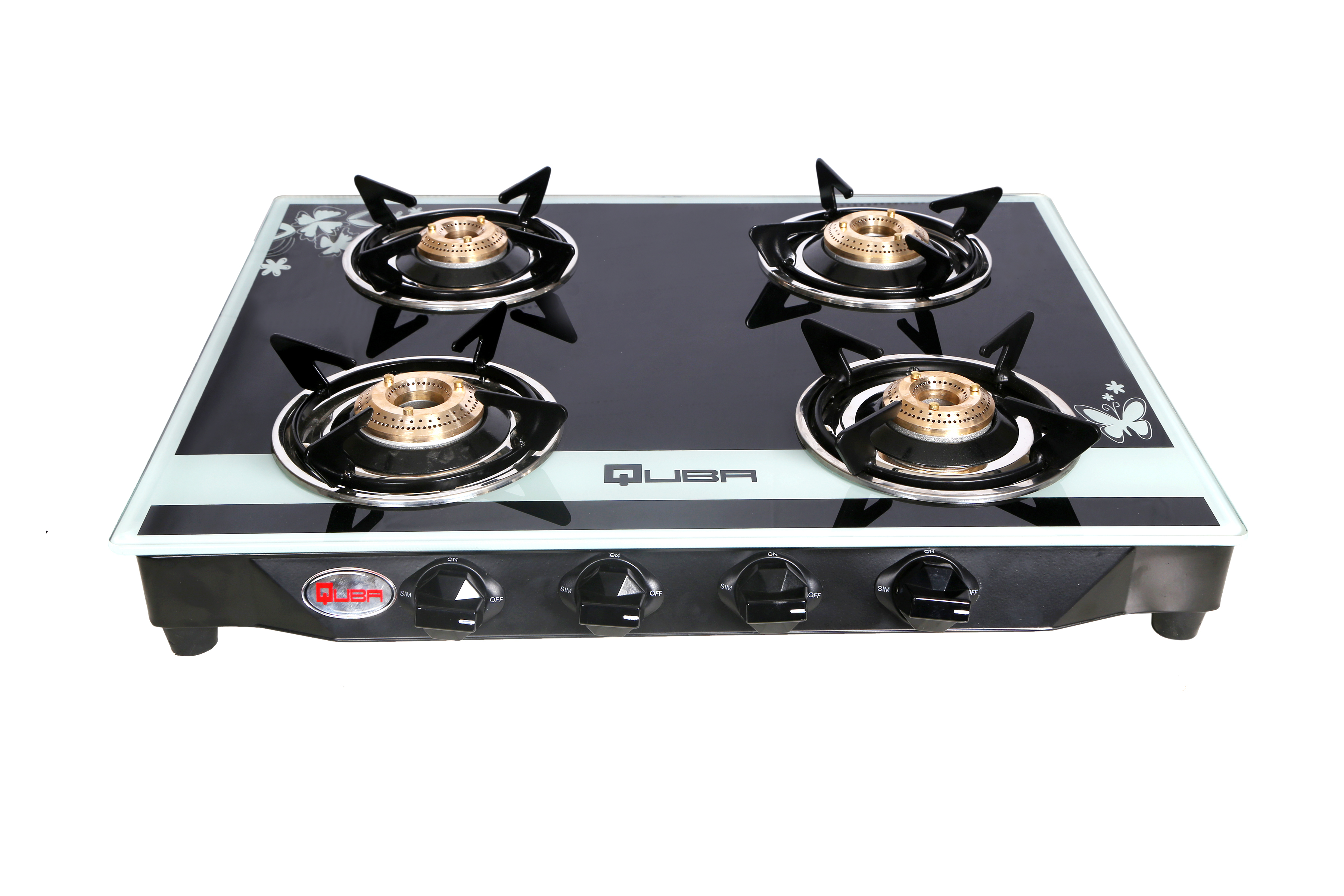 S4 Silver Gas Stove - Ignition Type: Manual