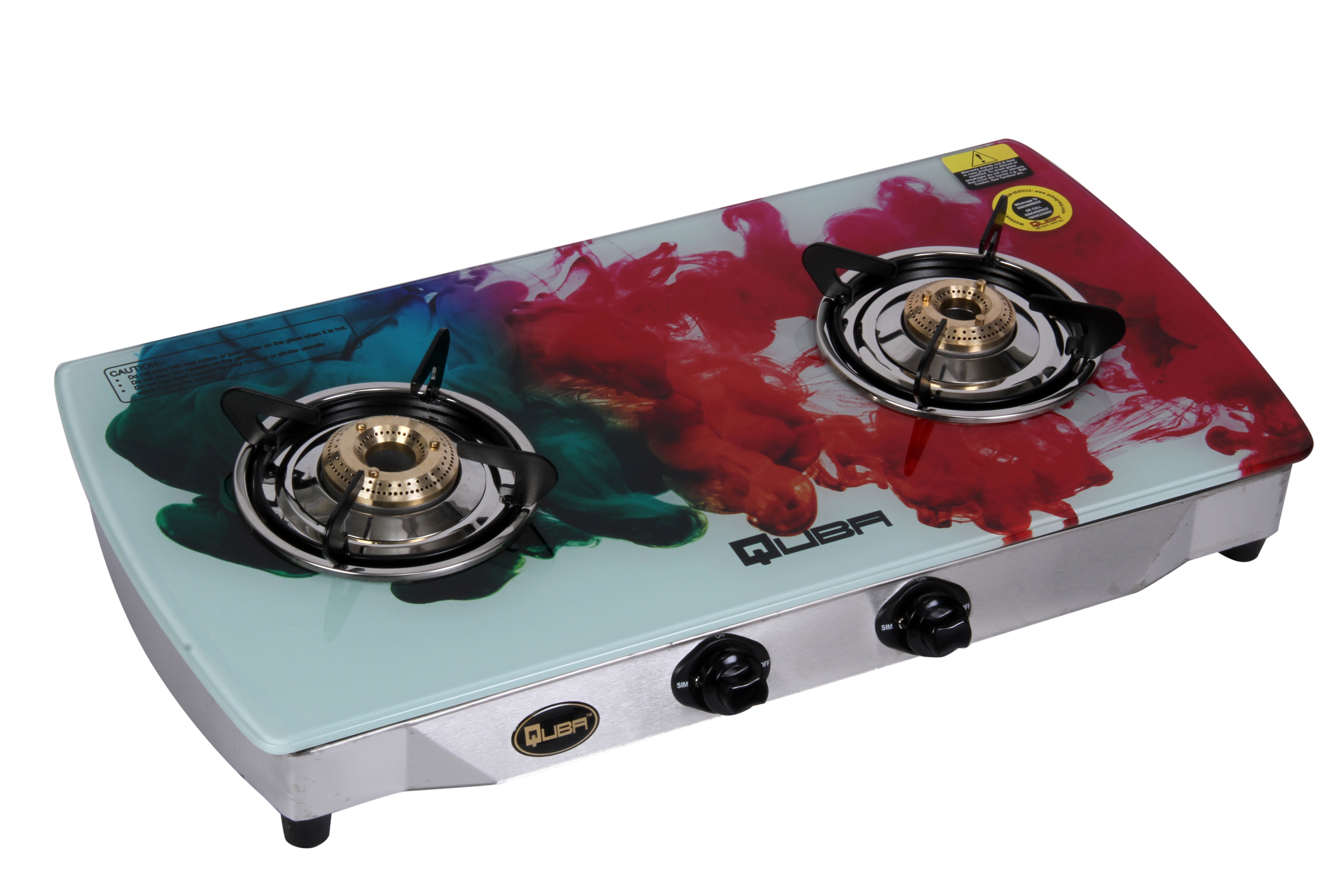 S2 Smoke 2 Burner Gas Stove - Ignition Type: Manual