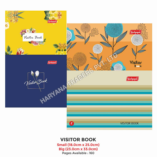 High Quality Visitor Book 160 Pages (Hard Bound)
