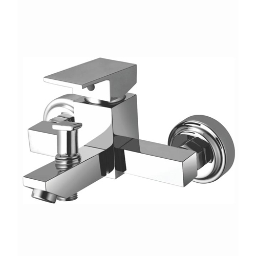 Silver So 04 215 S-l Wall Mixer With Arrangement For Hand Shower