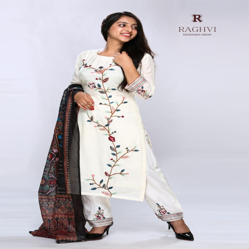Women Kurti With Plazo - Cotton Satin Fabric, Customized Sizes S-xl, Long Sleeve Modern Style | No Fade, Quick Dry, Washable, Casual And Formal Wear