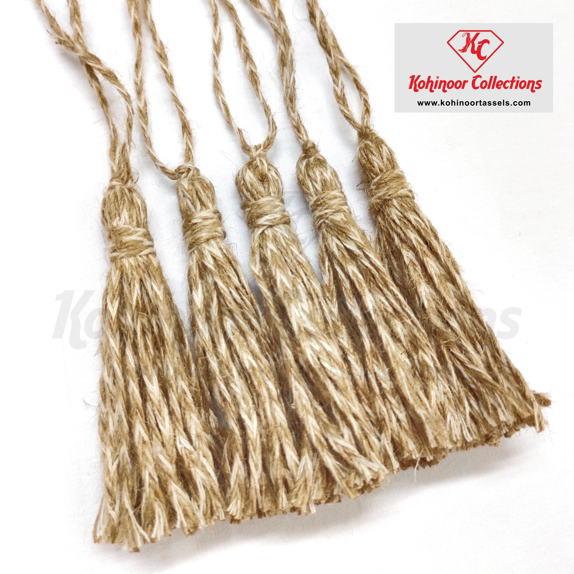 Braided Jute And Cotton Tassel